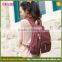 2015 new style cheap cute waterproof under 40 liter canvas tote handbag knapsack for college girls