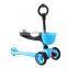 2016 new ride on toys children kids baby kick scooter foot scooter with PU wheel