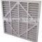 Disposable panel pleated pre- filters for HVAC and cleanroom
