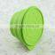 Storage Bowl For Camping Collapsible Bowl With Lid Silicone Bowl