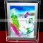 High quality LED light acrylic photo menu display frame