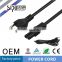 SIPU high quality USA 3pin power cord best price ac power cords wholesale 220v computer power cable