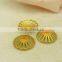 Wholesale DIY Jewelry Findings Flower Petal Brass Caps