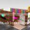 High quality wooden shoes display stand customize and design for mall for sale