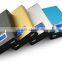 Promotional gift newest model metal material smart portable 12000mah power bank