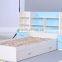 High Quality Bed With Bookshelf And Night Stand