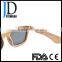 hot sale classic driver natural wood and bamboo sunglasses with blinds