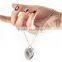 Fashion Jewelry Manufacture Polish Double Heart Pendant Necklace