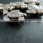16x18mm vintage antiqued silver sea turtle engraved flat alloy beads DIY beading supplies 3993018