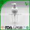 PET round empty cosmetic 180ml plastic foam pump bottle