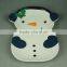 IMG5934 christmas snowman shaped plate,snowman dish