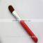 New design Red wooden face mask brush,Round foundation brush