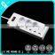 2016 new electric socket surge protector retractable smart 6 usb power strip