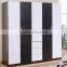 china manufacturer 4 door wardrobe cabinet with mirror for sale