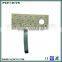 Flexible electric cable membrane switch keypad