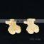 bear stud earrings customized on sale