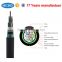 GYTY53 12 core single mode outdoor direct buried fiber optic cable for underground