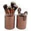 12pcs goat hair professional makeup tools kit blusher make up brushes 2015