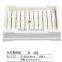 Golden / silvery plastic rectangular sushi barrel
