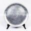 New Products 2016 Wedding Charger Plates/silver charger plates/silver beads glass charger plate