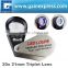 20X Jeweler Loupe Magnifier + LED & UV light 21mm Lens Jewel Identifier Tool