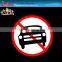 Wholesele solar LED flash warning sign/traffic road sign