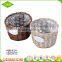 2017 Fashionable Wholesale Cheap Pure Handmade Custom Wicker Flower Basket