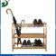 Folding wooden shoe rack for your living room