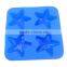 4 cup five star shaped decorative cake pans