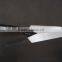 black wooden handle bricklayer trowel with metal cap