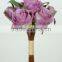 Decorative wedding bouquet wholesale rose artificial flower making