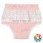Plain Peach Diaper Cover With Lace Soft Touch 0-6 Years Old Bloomers Adorable Baby Girl Bloomers