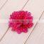handmade fabric flower clip with dot for kids hair accessories