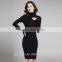 clothing factory 2016 winter latest pullover long knitted dress sweater designs for women