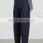 Wholesale Women Apparel Cropped Elasticated Waist Navy Twill Trousers(DQE0351P)