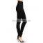 2015 factory production black women's high waisted skinny stretch jeans