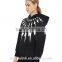 best selling Autumn lady long sleeve hoodie cheap sweatshirt