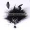 Beautiful Feather Crystal Accessories Booches Czech Diamond Brooch Accessories Fashion Suit Brooch Pin