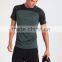 MGOO New Design Dry Fit Sportwear Gym T-shirt Men Muscle Fitness Color Block T Shirt