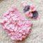 Full Ruffles Baby Underwear Boutique Clothing Solid Color Bloomers Match Headband