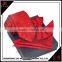 Wedding polyester hanky gift red tie set for men