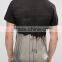 New dye fashion t-shirt promotional OEM fancy color man t-shirt