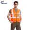 LED high visibility reflective traffic vest for adult night working