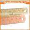 2017  china hot sales high standard 15cm brass ruler for promotion