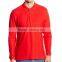 Wholesale Long Sleeve Pique Cotton Polo T Shirt
