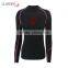 Women Long Sleeve Rash Guard Printing Logo Cheap Price Compression