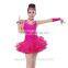 Girls Fancy Dress Costumes Sexy Backless Bling Ballroom Latin Dress For Kids