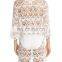 C11 Custom Crochet Sexy See-through Beach Tunic Cover Ups