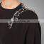 Muslim Women Black Cape Long Sleeves Fashion Maxi Dress Islamic Wear For Ladies