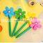 Novelty 5pcs/lot Cute Flower Pot Ballpoint Pens Lovely Sunflower Students Stationery Pen Creative School Supplies Kids Gift